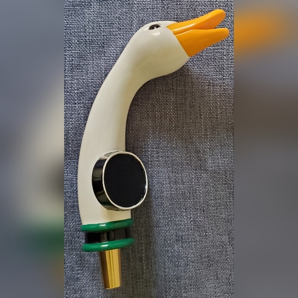 Goose Island Beer Company Beer Tap Handle Draft Pull Gooseneck - No Label - EUC - Picture 2 of 9